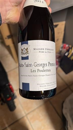 Burgundy Nuits-Saint-Georges Premier Cru Maison Forget Père & Fils Les Poulettes 2014