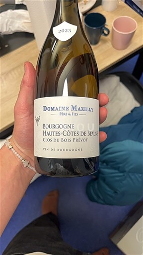 Borgoña No especificado Domaine Mazilly Père & Fils Clos du Bois Prévot 2023