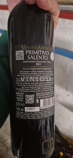 Pouilles Salento Masso Antico 2023