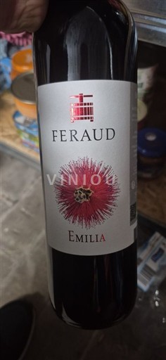 Vin Rouge sec Emilia Feraud 2024 France Provence Vin de France