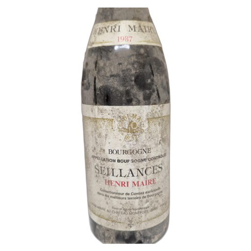 Burgundija Henri Maire Seillances 1987