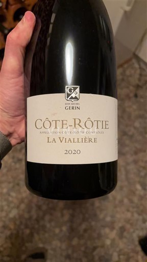 Vallée du Rhône Côte-rôtie Jean-Michel Gerin La Viallière 2020