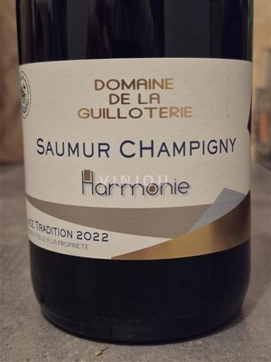 Lugina e Luarës Saumur-champigny Domaine La Guilloterie "Harmonie" 2022