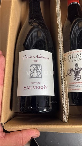 Loiren laakso Anjou Domaine Sauveroy Andécaves 2014