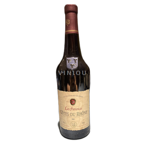 Valle del Ródano Côtes del Ródano Les Patiences 2001