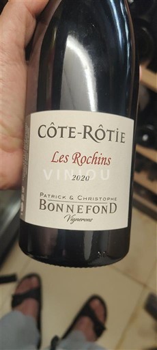 Vallée du Rhône Côte-rôtie Patrick & Christophe Bonnefond Les Rochins 2020