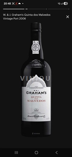 Portogallo Porto Graham's Quinta dos Malvedos Vintage Port 2006