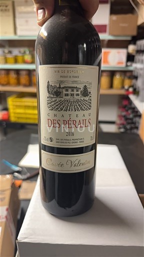 Bordeaux Bordeaux Supérieur Château S Péraux Valentin 2016