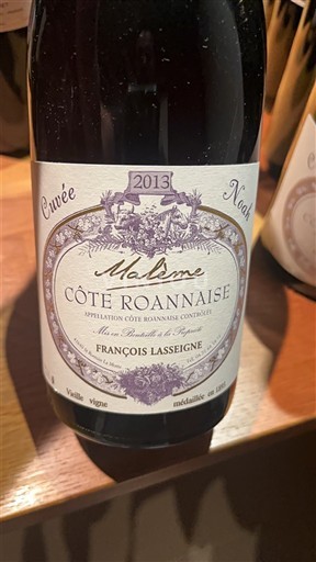 Vale do Loire Côte-roannaise François Lasseigne Malème Noah 2013