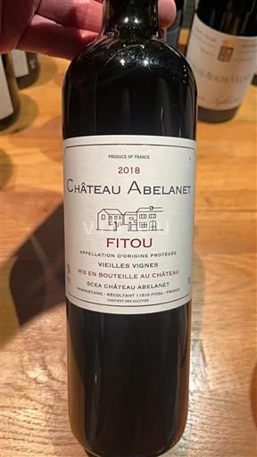 Languedoc Fitou Château Abelanet Vieilles Vignes 2018