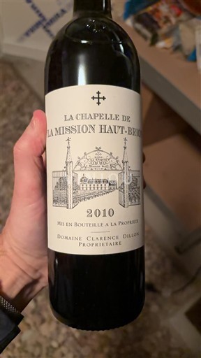 Bordeaux Pessac-Léognan La Mission Haut-Brion La Chapelle de La Mission Haut-Brion 2010