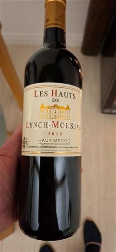 Burdeos Haut-Médoc Lynch-Moussas Les Hauts de Lynch-Moussas 2010