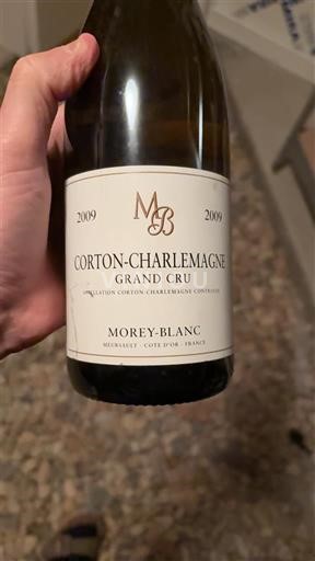 Burgundi Corton-Charlemagne Grand Cru Morey-Blanc 2009