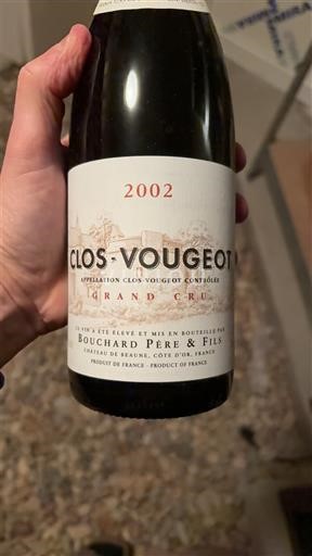 Borgonha Clos-de-Vougeot Grand Cru Bouchard Père & Fils 2002