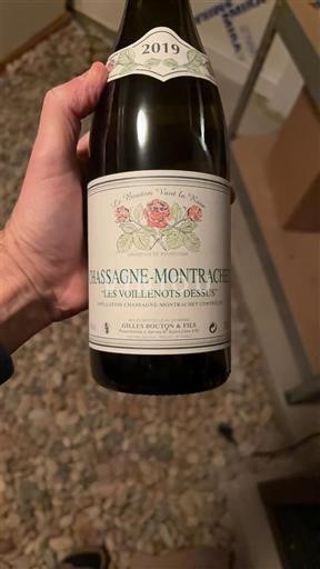 Borgogna Chassagne-Montrachet Gilles Bouton & Fils Les Voillenots Dessus 2019
