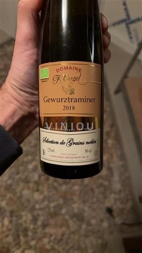 Alsace Domaine F. Engel Sélection de Grains Nobles 2018