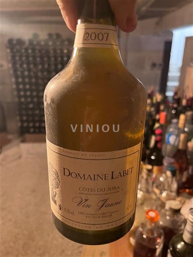 Viinit Blanc sec Domaine Labet 2007 Ranska Jura Côtes du Jura AOC