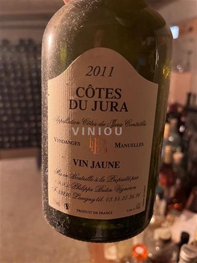 Wijnen Blanc sec Vin Jaune Philippe Butin 2011 Frankrijk Jura Côtes du Jura AOC
