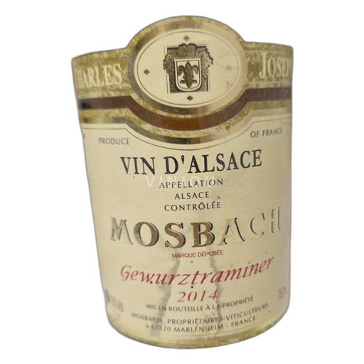 Alsácia Não especificado Mosbach Gewurztraminer 2014