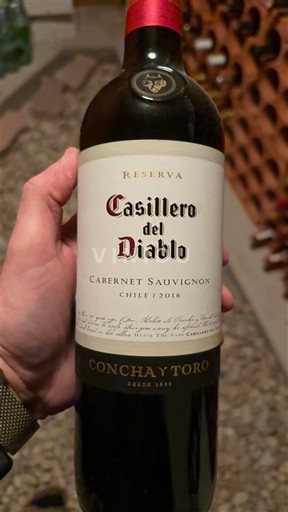 Maipo-vallei Maipo Central Concha y Toro Casillero del Diablo Reserva 2016