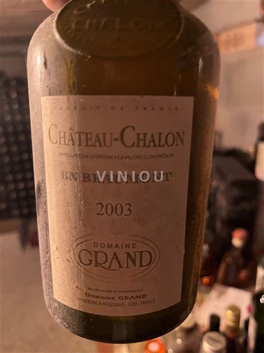 Jura Château-Chalon Domaine Grand En Beaumont 2003