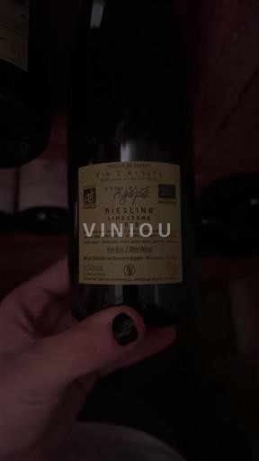 Alsace Riesling Domaine Agapé Limestone 2020