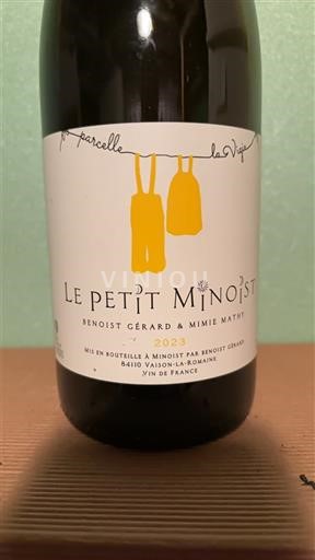 Rhône Valley Minoist Le Petit Minost parcelle la Vigne 2023