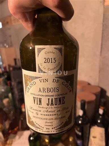 Vin Blanc sec La Confrérie Lucien Aviet et Fils 2015 France Jura Arbois AOC
