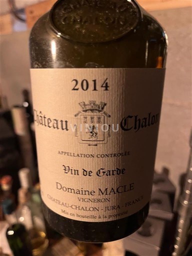 Jura Château-Chalon Domaine Macle 2014
