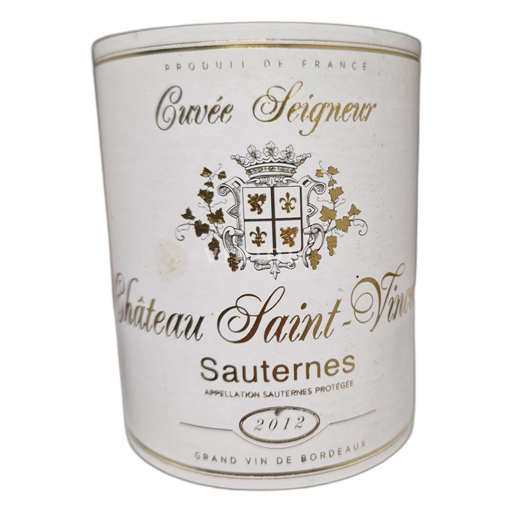 Bordeaux Sauternes Château Saint-Vincent Seigneur 2012