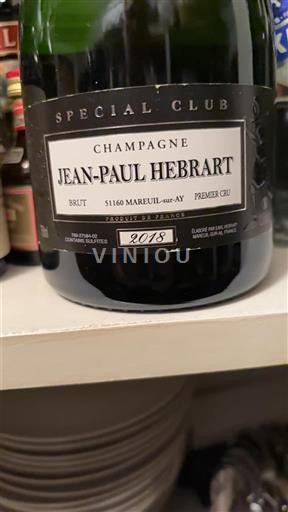 Champagne Premier Cru Jean-Paul Hébrart Spécial Club 2018