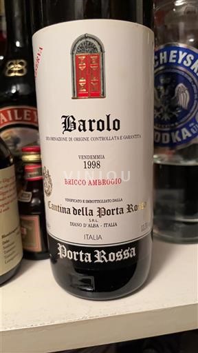 Piemont Barolo Cantina della Porta Rossa Bricco Ambrogio 1998