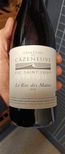 Languedoc Pic-saint-loup Château Cazeneuve Le Roc des Mates 2019