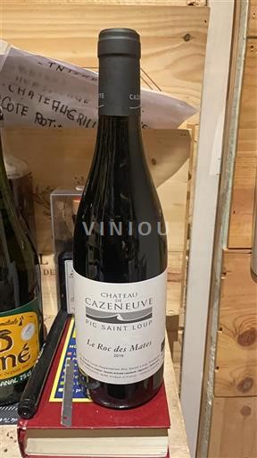 Languedoc Pic-saint-loup Château Cazeneuve Le Roc des Mates 2019