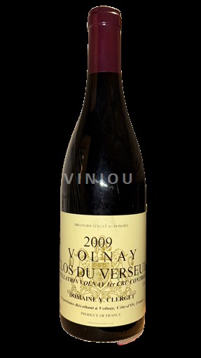 Vinos Rouge sec Clos du Verseuil Domaine Y. Clerget 2009 Francia Borgoña Volnay AOC Premier Cru