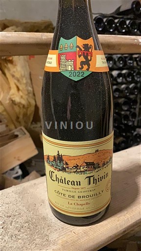 Beaujolais Côte-de-Brouilly Château Thivin La Chapelle 2022