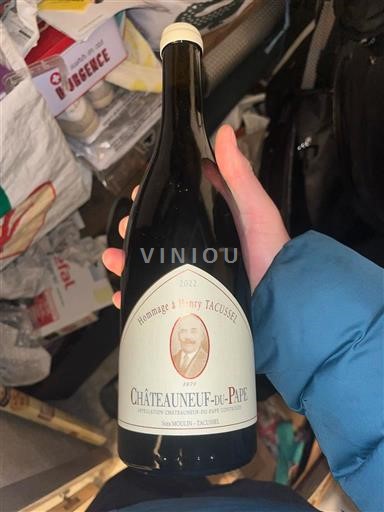 Thung lũng Rhône Châteauneuf-du-pape Domaine Moulin-Tacussel Hommage à Henry Tacussel 2022