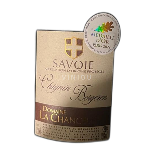 Savoie och Bugey Chignin-Bergeron Domaine La Chancelière 2024