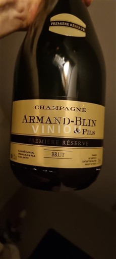 Champaña Champán Armand-Blin & Fils Première Réserve Sin añada