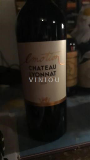 Bordeaux Lussac-Saint-Émilion Château Lyonnat Emotion 2020