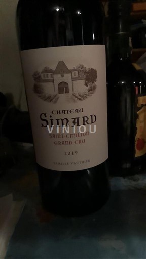 Bordeaux Saint-Émilion Grand Cru Château Simard 2019