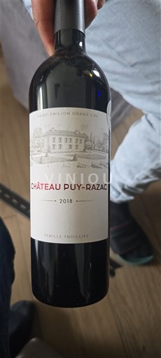 Bordeaux Saint-Émilion Grand Cru Grand Cru Château Puy-Razac 2018