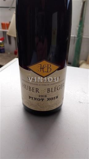 Rượu vang Rouge sec Huber & Bléger 2018 Pháp Alsace Pinot noir AOC