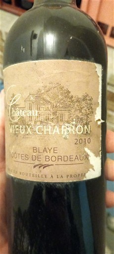 Burdeos Blaye-Côtes de Burdeos Château Vieux Charron 2010