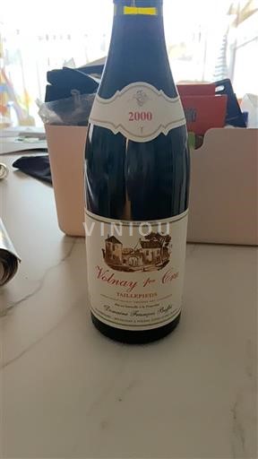 Bourgogne Ikke specificeret Premier Cru Domaine Marquis d’Angerville Taillepieds 2000