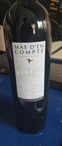 Katalonija Priorat Celler Cal Pla Mas d'en Compte 2014