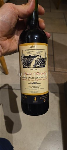 Burdeos Bordeaux superior Château Haute Brande 2023