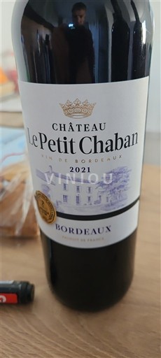 Bordeaux Château Le Petit Chaban 2021