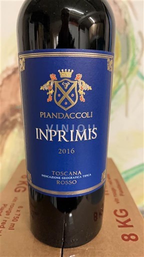 Toscana Rosso de Montalcino Piandaccoli Inprimis 2016