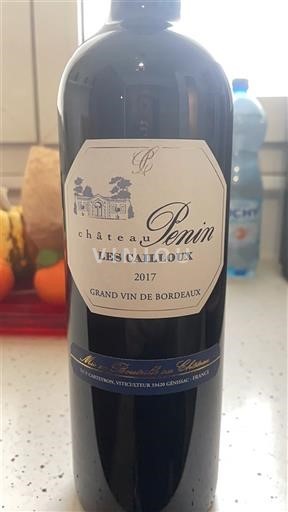 Bordeaux Château Penin Les Cailloux 2017